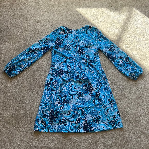 Lilly Pulitzer Blue Dress - Size Small - Picture 9 of 13